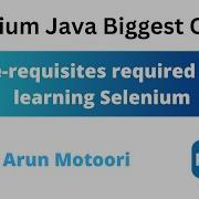 Pre Requisites Required For Learning Selenium Selenium Java Biggest Course Part 13