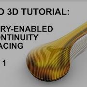 Rhino 3D CAD Tutorial History Enabled Parametric G2 Continuity Surfacing
