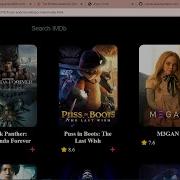 IMDB Clone Using HTML CSS JAVASCRIPT