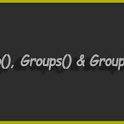 Python Programs 113 Group Groups Groupdict