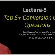 5 Conversion Coding Questions Decimal To Binary String To Long Java Full Course Javacoding