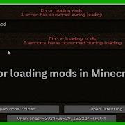 How To Fix Error Loading Mods In Minecraft Full Guide