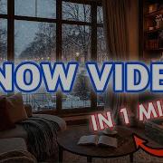 How To Create Relaxing Snow Video Easy Fun