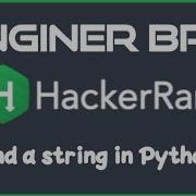 Find A String HackerRank Solution In A Python