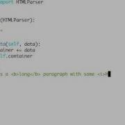 Python Parsing HTML With HTMLParser Module