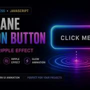 I Built An INSANE Neon Glow Button With Ripple Effect Using HTML CSS JavaScript