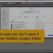 Ableton Live Collect All And Save
