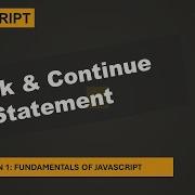 32 Break Continue Statement Fundamentals Of JavaScript A Complete JavaScript Course