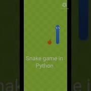 Snake Game In Python Shorts