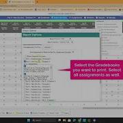 Print Aeries Gradebook
