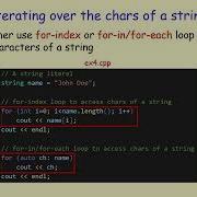 C Strings Declaration Initialization Access Iteration Comparison 1