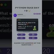 Python Quiz Day 10 Python Pythonquiz Quiz Programming Coding
