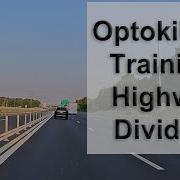 Optokinetic Training Highway Drive With Dividers
