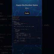 Guess The Number Game In C Coding Gaming Code Coder C Tutorial Developer