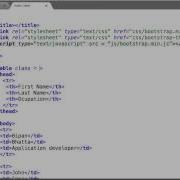 Learn Bootstrap 4 Table
