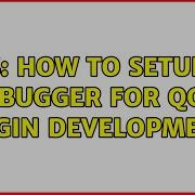 GIS How To Setup A Debugger For QGIS Plugin Development 3 Solutions