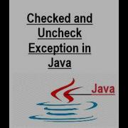 Exception Types Checked And UnChecked Exceptions Java Programming