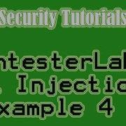 Web For Pentester PentesterLab SQL Injections Example 4