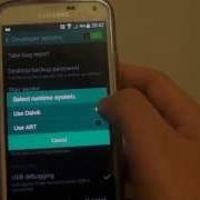 Samsung Galaxy S5 How To Change Runtime System To Dalvik Or ART
