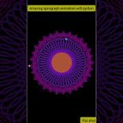 Awesome Spirograph Animation30 With Python Shorts