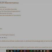 Mathematica Helpful Mathematica Tips And Debugging