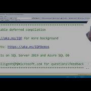 Intelligent Query Processing Table Variable Deferred Compilation