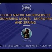 Jakarta Tech Talks Cloud Native Microservice Programming Model MicroProfile And Spring