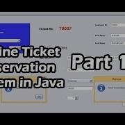 Airline Ticket Reservation System In Java Part 1