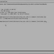 Executing PHP Code In CLI Part 01