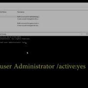 Enable Administrator Account Using Net User Command