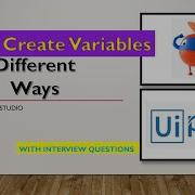 Creating Variable In UiPath Different Ways To Create Variable In UiPath UiPath Tutorial