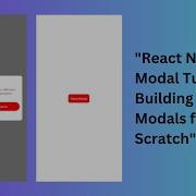 Creating A Pop Up Modal In React Native React Native Modal Component Tutorial