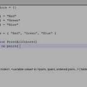 GMOD Lua Tutorial 005 Intro To Tables And The For Loop