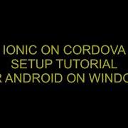 Push Notification Configuration With Ionic On Cordova For Android On Windows