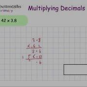 Multiplying Decimals Primary