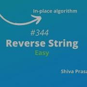 Reverse String Leetcode In Place Algorithm Recursion And Iteration Methods Java