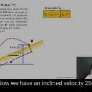 Inclined Projectile Motion Explained Engineering Dynamics Ep 2 Solve For Range On A Slope