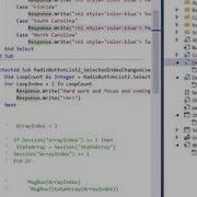 ASP NET With VB NET Select Case