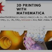 Mathematica Tutorial 43 3D Printing Part 1 Printing Mathematical Surfaces