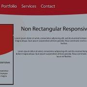 Non Rectangular Responsive Navigation Bar How To Create Curved Navbar Using HTML CSS
