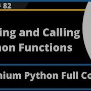 Python Functions Creating And Calling Selenium Python Session 82