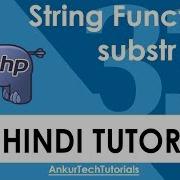 PHP Hindi Tutorial 033 String Functions Substr