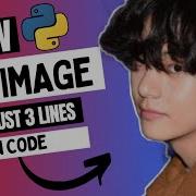 Draw BTS Image In Just 3 Lines Of Python Code BTS Image Using Python Turtle Bts Python