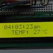 8051 Microcontroller Based Digital Clock Project With Thermometer With Circuit C Code