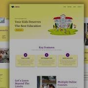 Build A Responsive Education Website Design Using HTML CSS And JavaScript