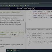 Quoting Strings With Single Quotes Freecodecamp Org Video 26 Basic JavaScript