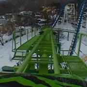 Roller Coaster POV In The SNOW Nasu Highland Corkscrew Japan