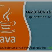 How To Check For A Armstrong Number Armstrong Number Check Java Programming