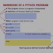 Python Program Barebones