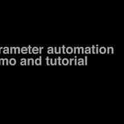 Deluge Parameter Automation Demo And Tutorial